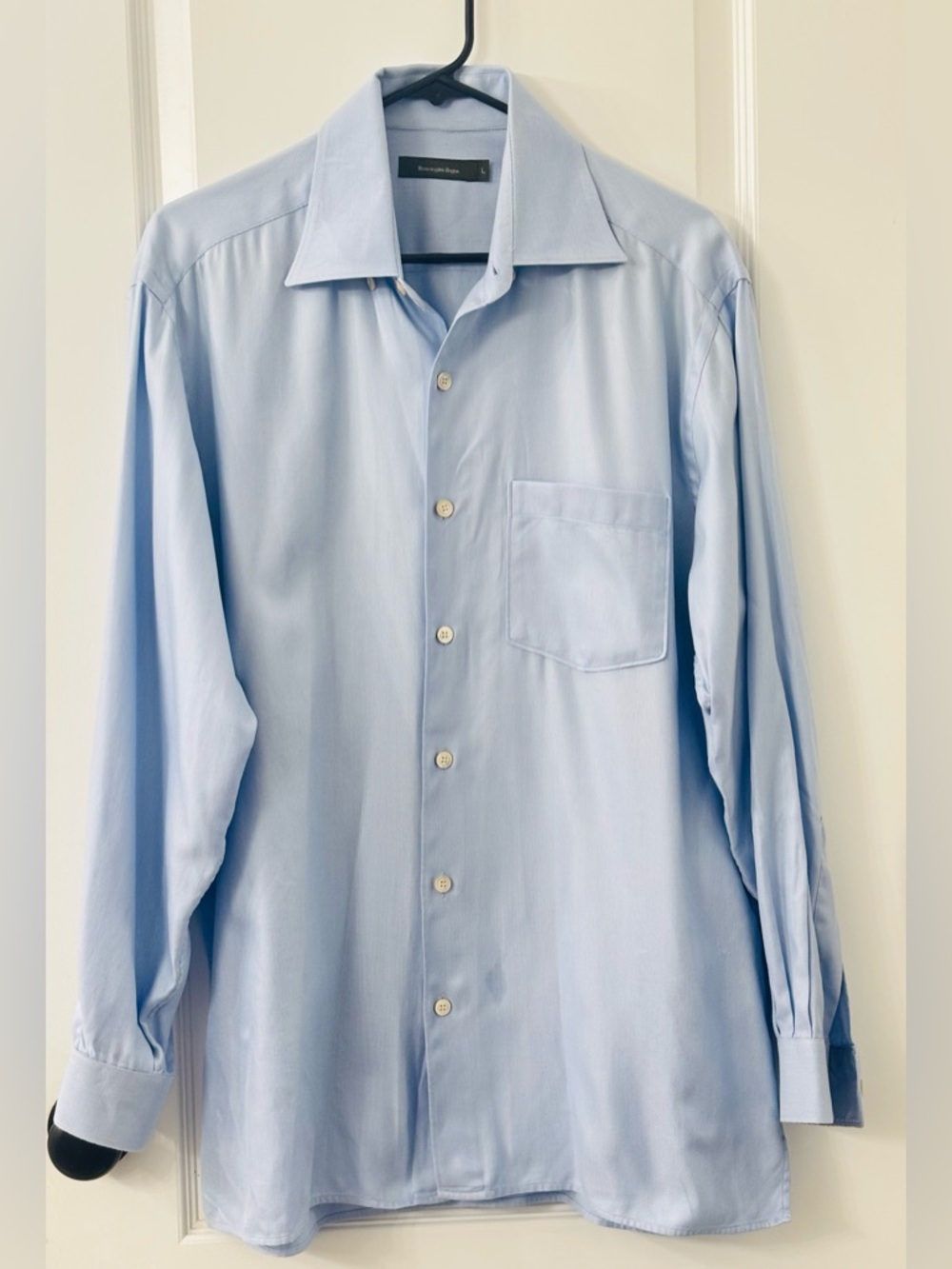 Ermenegildo Zegna Light Blue Dress Shirt - Picture 2 of 6